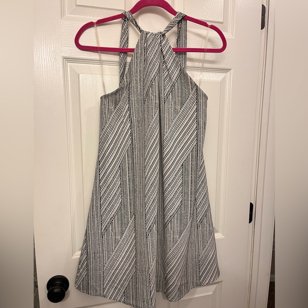 Tie Neck Mini Dress